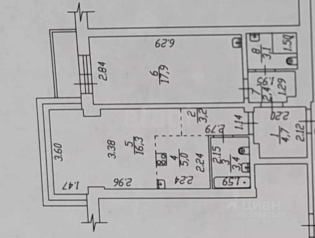 2-к кв. Иркутская область, Иркутск ул. Николая Гаврилова, 4 (56.0 м) - Фото 2