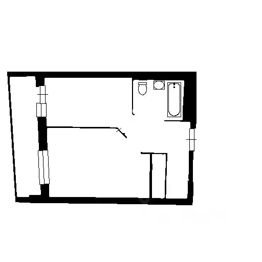 1-к кв. Башкортостан, Уфа Айская ул., 39 (37.0 м) - Фото 2