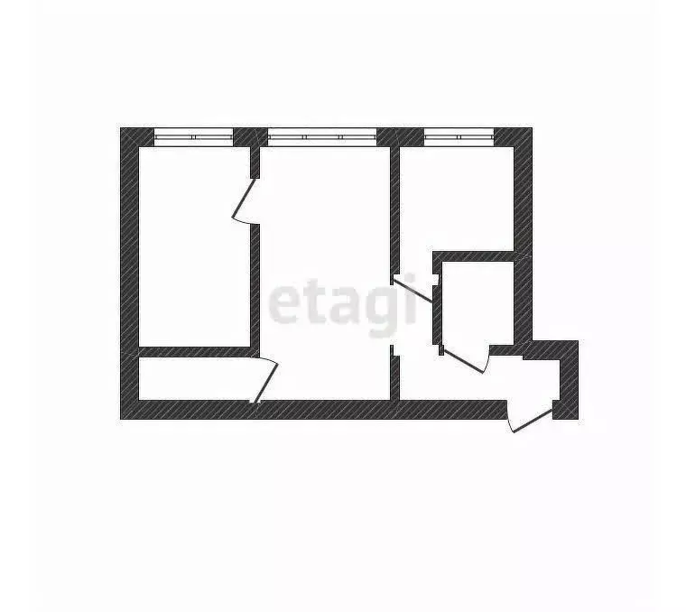 2-к кв. Башкортостан, Ишимбай просп. Ленина, 59 (43.8 м) - Фото 1