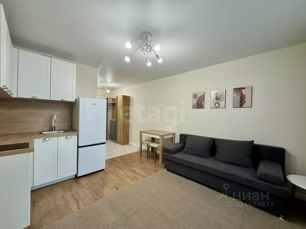 Студия Тюменская область, Тюмень ул. Новоселов, 109 (28.0 м) - Фото 0