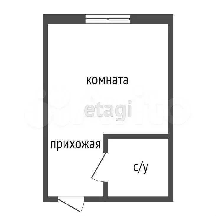 Квартира-студия, 15,9 м, 2/4 эт. - Фото 0