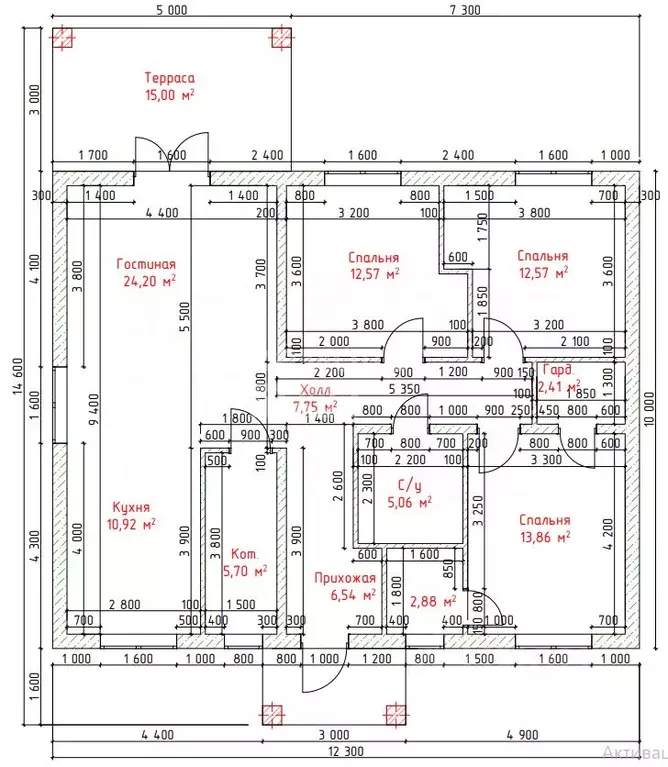 Дом в Башкортостан, Октябрьский Радужный мкр, ул. Янтарная (100 м) - Фото 2