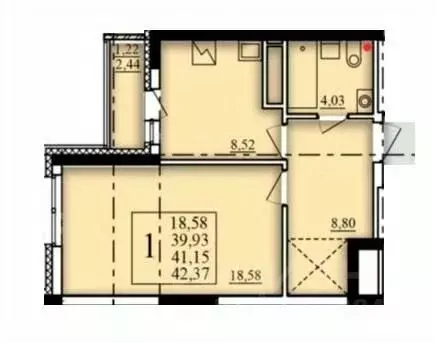 1-к кв. Башкортостан, Уфа Затон-Восточный жилрайон, Паруса жилой ... - Фото 0