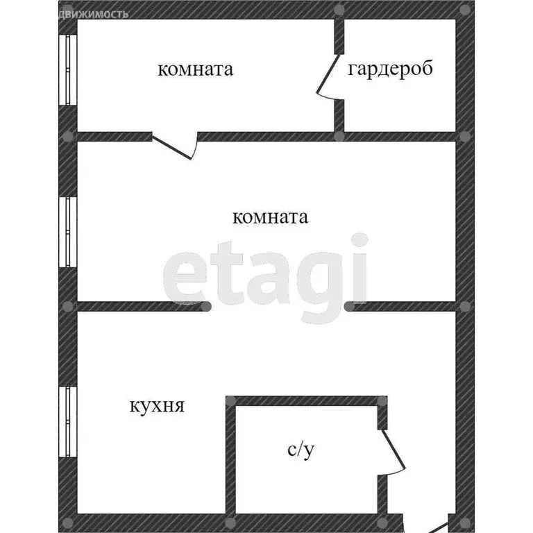 2-комнатная квартира: Ярославль, проезд Ушакова, 16 (46.7 м) - Фото 1