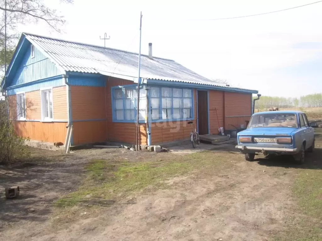 Дом в Омская область, Полтавский район, Ольгинское с/пос, с. Ольгино ... - Фото 0