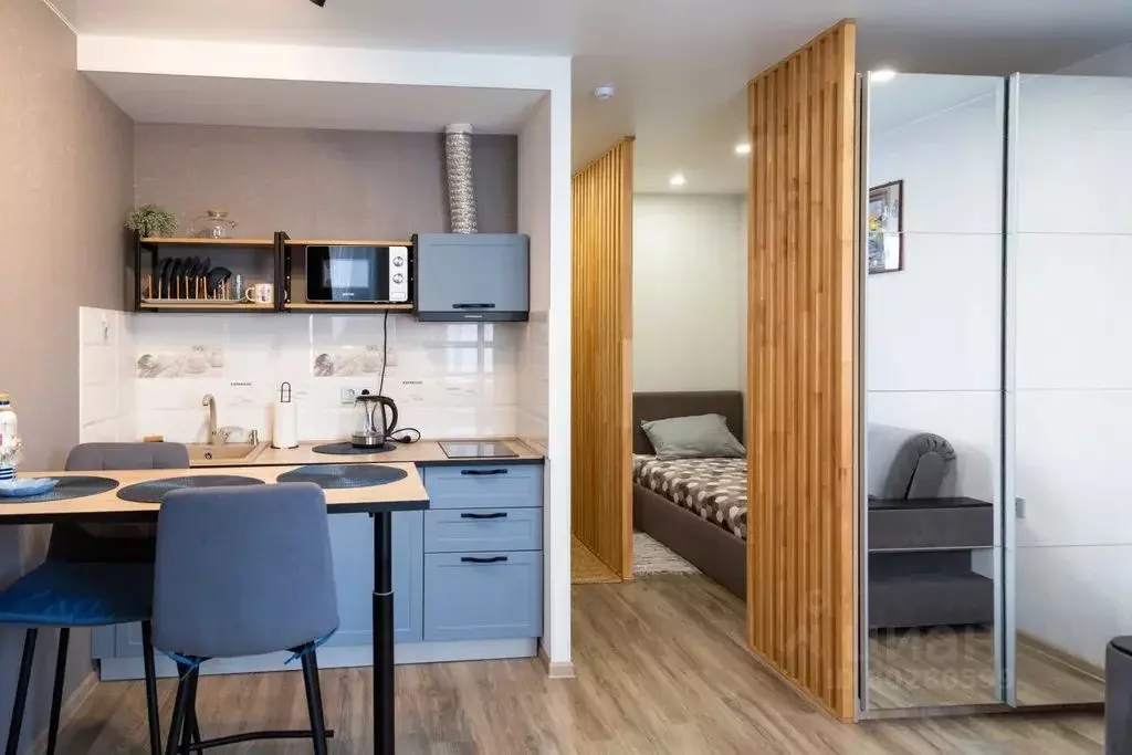 Студия Калужская область, Калуга Хрустальная ул., 44к5 (26.0 м) - Фото 2