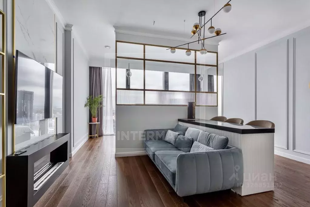 2-к кв. Москва 1-й Красногвардейский проезд, 22с1 (50.0 м) - Фото 1