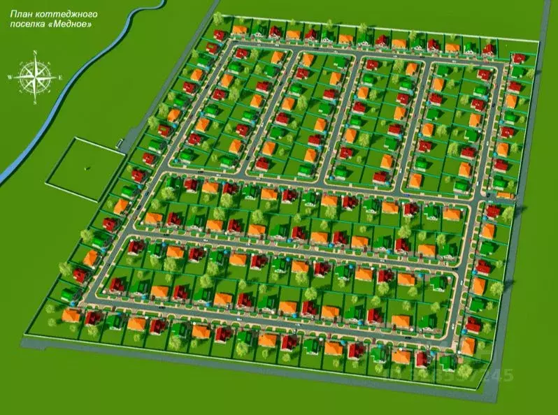 Участок в Тверская область, Калининский муниципальный округ, с. Медное ... - Фото 1