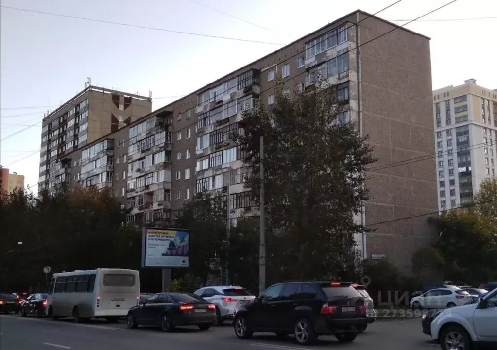 Комната Свердловская область, Екатеринбург ул. Белинского, 154 (15.0 ... - Фото 1