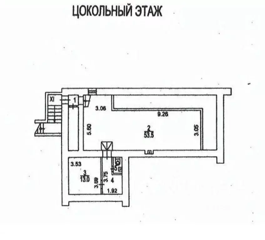 Помещение свободного назначения в Москва Васильевская ул., 4 (75 м) - Фото 1