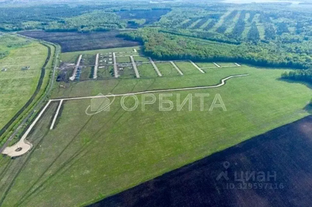 Участок в Тюменская область, Тюменский муниципальный округ, с. Кулига, ... - Фото 1
