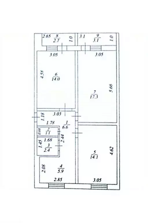 3-к кв. Башкортостан, Чишминский район, Лесной сельсовет, с. Алкино-2 ... - Фото 2