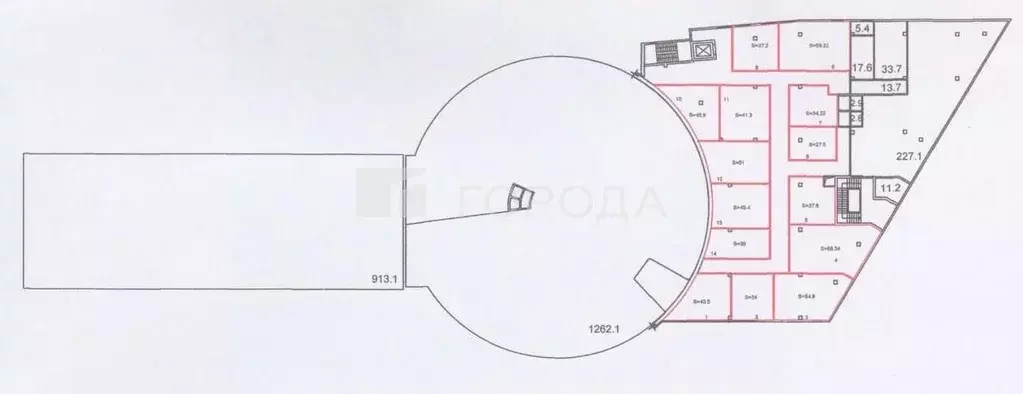 Торговая площадь в Новосибирская область, Новосибирск ул. Жуковского, ... - Фото 2