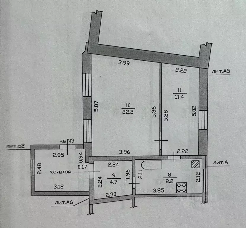 Дом в Орловская область, Орел ул. Розы Люксембург, 28 (54 м) - Фото 1