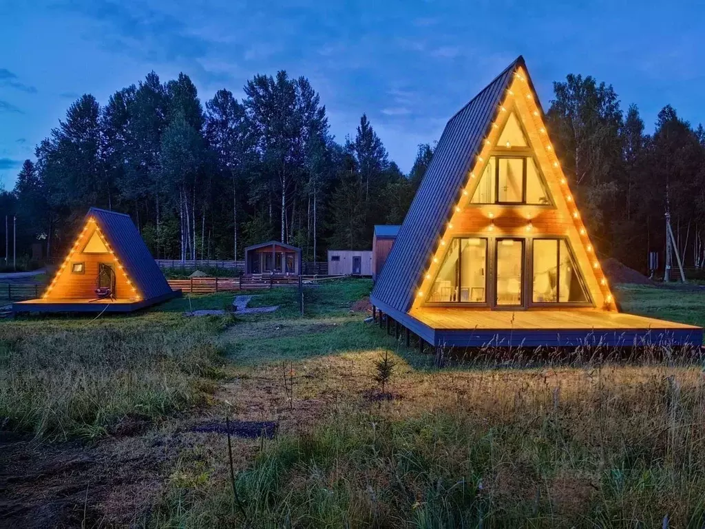 Дом в Ленинградская область, Приозерский район, Красноозерное с/пос, ... - Фото 1