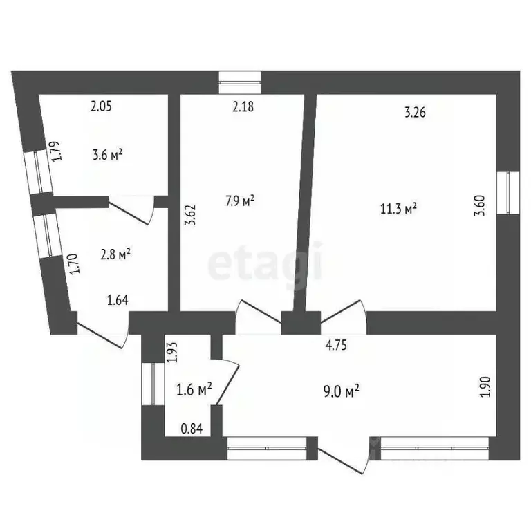 Дом в Крым, Феодосия пер. Мирный (100 м) - Фото 2