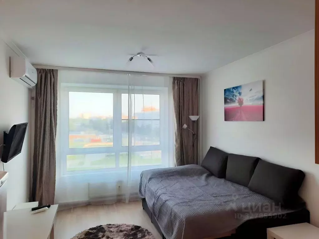 Студия Москва Боровское ш., 2Ак2 (22.6 м) - Фото 1