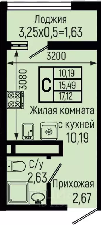 Студия Краснодарский край, Туапсинский муниципальный округ, с. Небуг ... - Фото 0