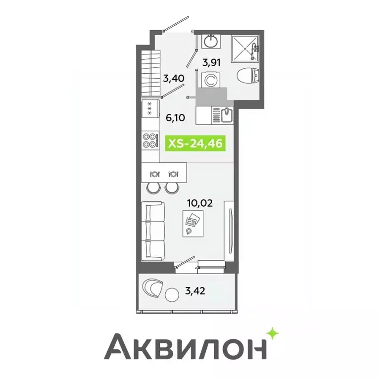Студия Ленинградская область, Всеволожский район, Заневское городское ... - Фото 0