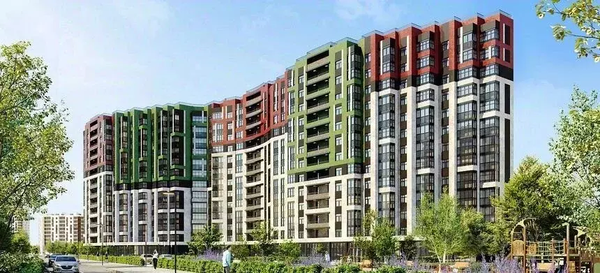 2-к кв. Воронежская область, Воронеж ул. Туполева, 5Н (63.76 м) - Фото 1