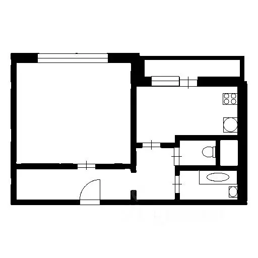 1-к кв. Москва Дмитровское ш., 169К6 (40.8 м) - Фото 1