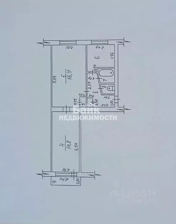 2-к кв. Саратовская область, Балаково Трнавская ул., 15 (46.4 м) - Фото 2