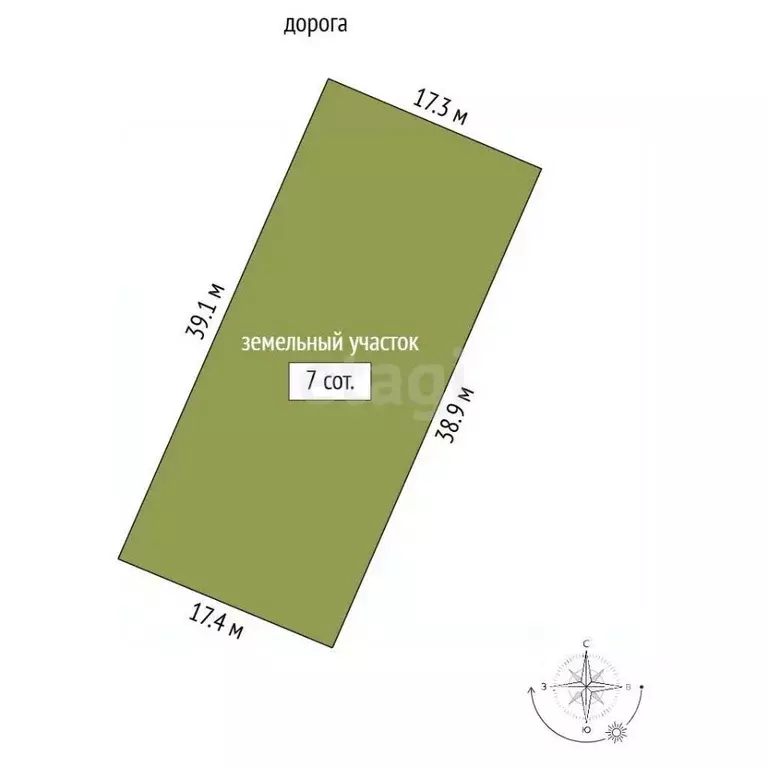 Участок в Крым, Ленинский район, Семисотское с/пос, с. Каменское ул. ... - Фото 2