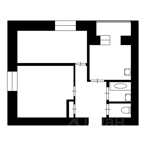 2-к кв. Алтайский край, Барнаул ул. Малахова, 85 (44.0 м) - Фото 1