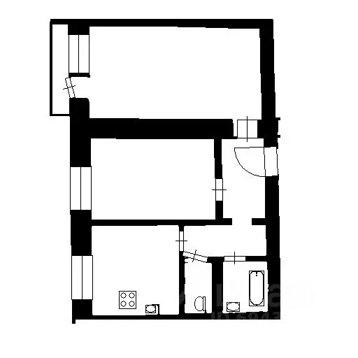 2-к кв. Москва Космодамианская наб., 46-50С1 (51.0 м) - Фото 2