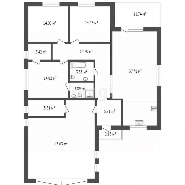 Дом в Тюменская область, Тюменский муниципальный округ, д. Падерина  ... - Фото 2