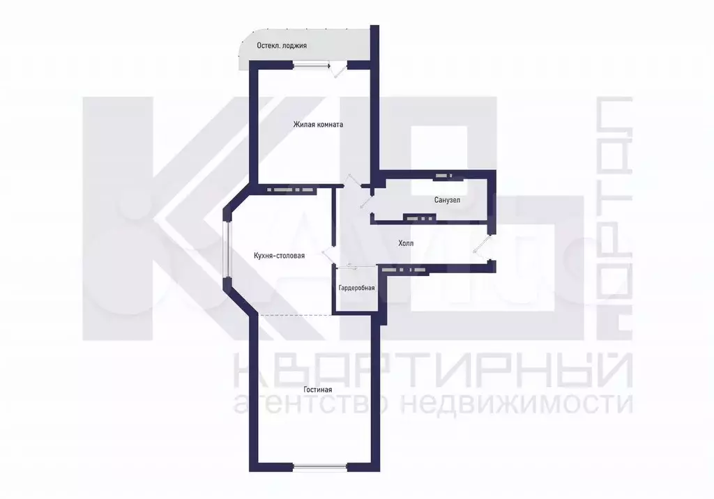 2-к. квартира, 73 м, 14/16 эт. - Фото 0