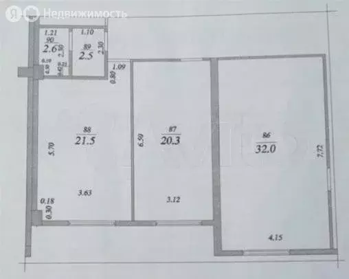 Помещение свободного назначения (78.9 м) - Фото 1