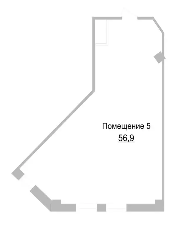 Офис (56.9 м) - Фото 1