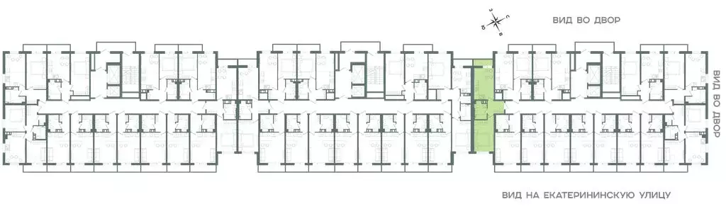 1-комнатная квартира: Мурино, Екатерининская улица, 11 (34.8 м) - Фото 1