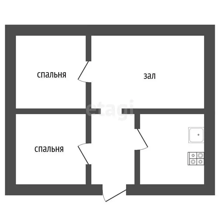 Дом в Ишим, улица Белинского (70 м) - Фото 1