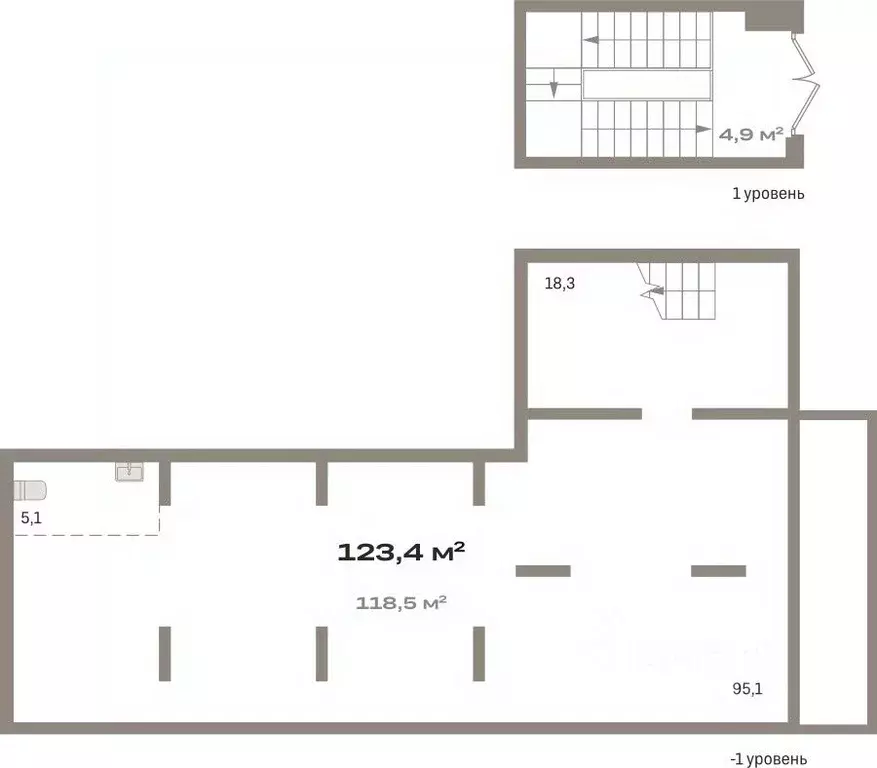 Помещение свободного назначения в Омская область, Омск ул. Крупской, ... - Фото 1