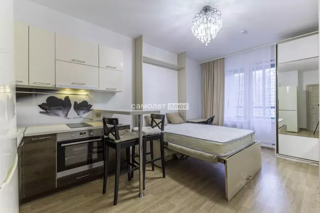 Студия Ленинградская область, Мурино Всеволожский район, бул. ... - Фото 1