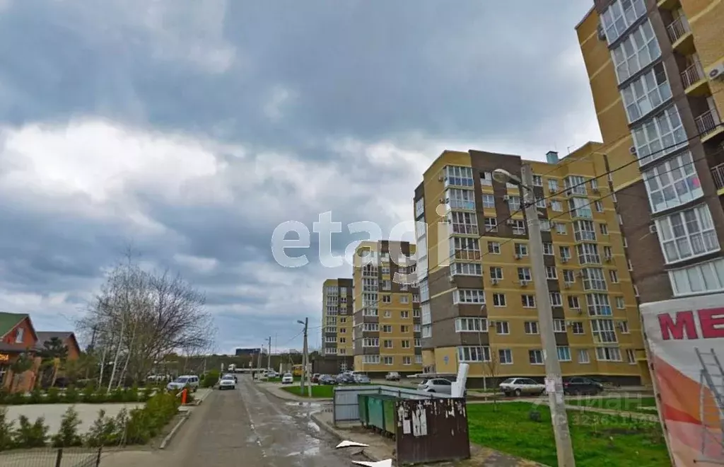 Студия Краснодарский край, Краснодар Новознаменский жилрайон, ул. ... - Фото 2