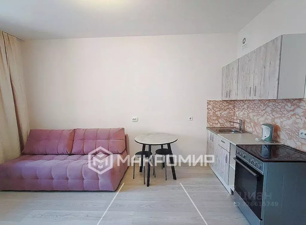 Студия Санкт-Петербург ул. Плесецкая, 10 (21.1 м) - Фото 2