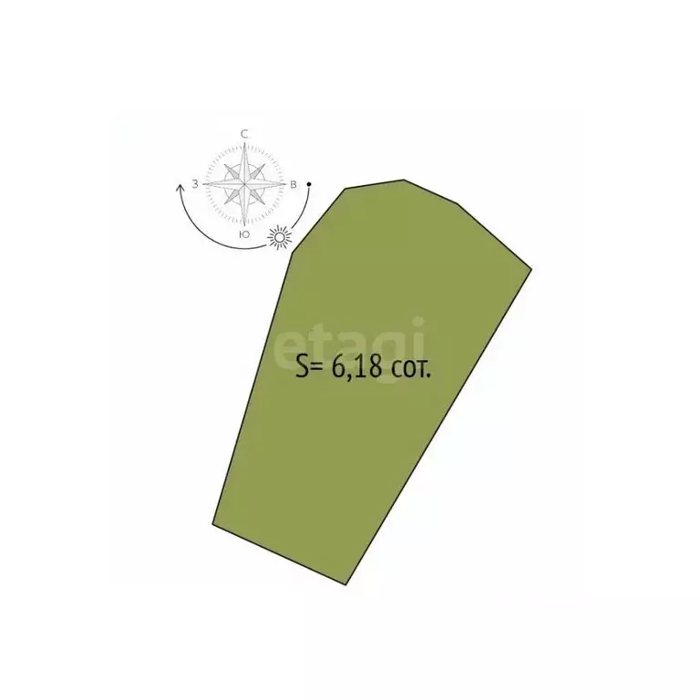 Участок в Брянская область, Брянск Заречное садовое общество,  (6.2 ... - Фото 2