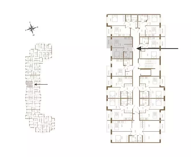 1-комнатная квартира: Сертолово, Златоглавая улица, 2к1 (35.03 м) - Фото 2