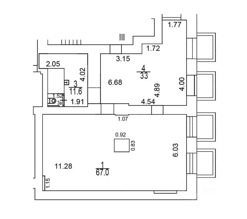 Помещение свободного назначения в Москва Новорязанская ул., 30 (114 м) - Фото 0