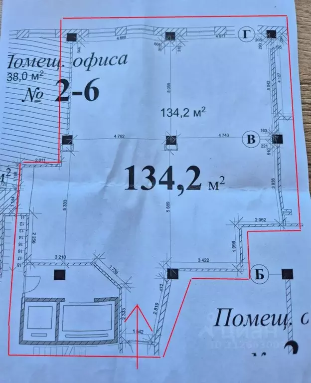 Помещение свободного назначения в Москва ул. Вавилова, 81к1 (134 м) - Фото 1