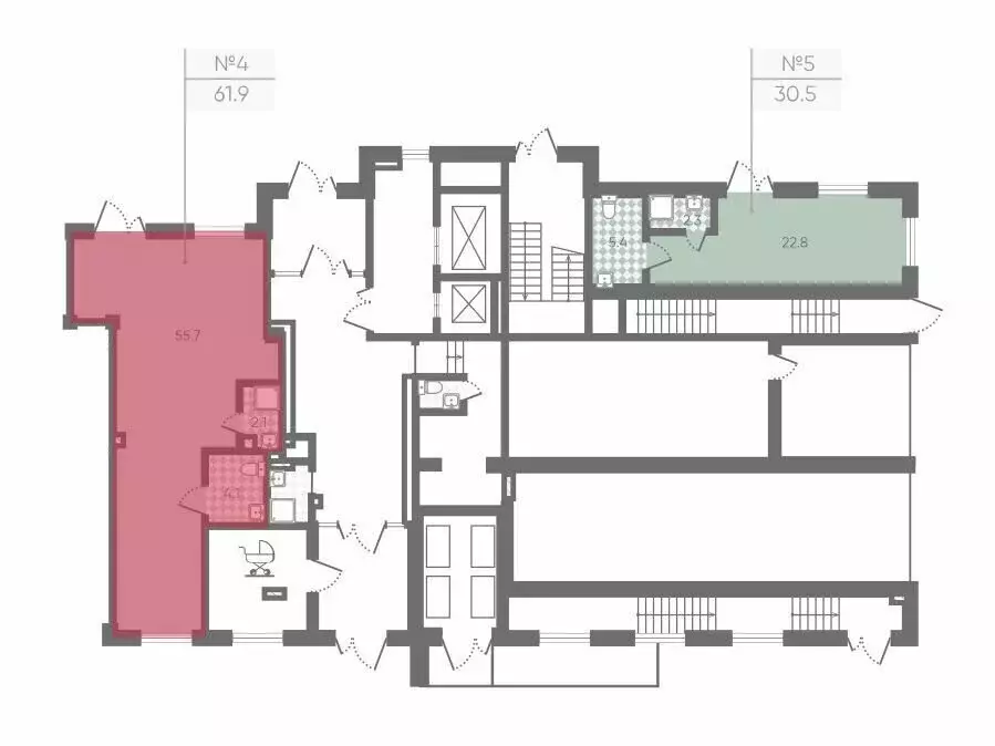 Офис (62.6 м) - Фото 2