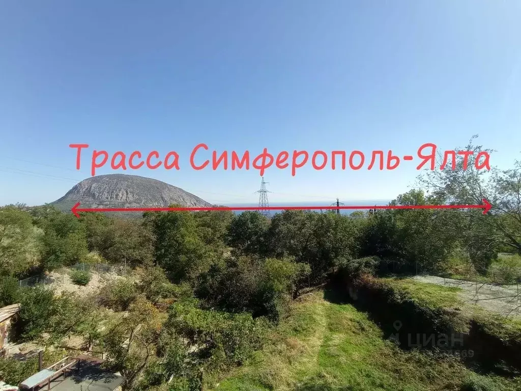 Участок в Крым, Ялта муниципальный округ, Гурзуф пгт ул. Алуштинская, ... - Фото 1