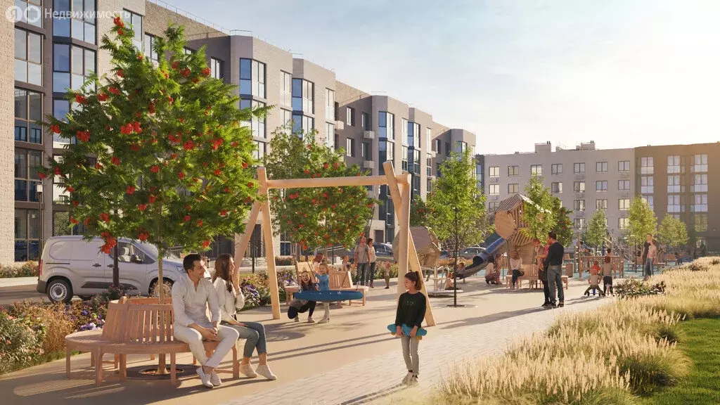 1-комнатная квартира: село Озерецкое, бульвар Радости, 18 (56 м) - Фото 2