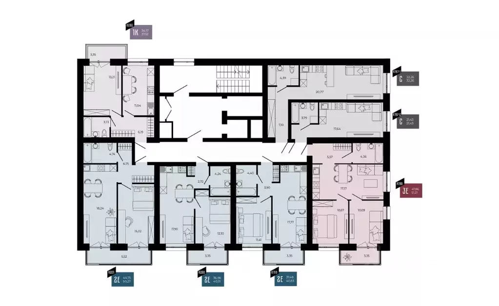 Студия Пензенская область, Пенза ул. Тепличная, 55 (32.26 м) - Фото 2