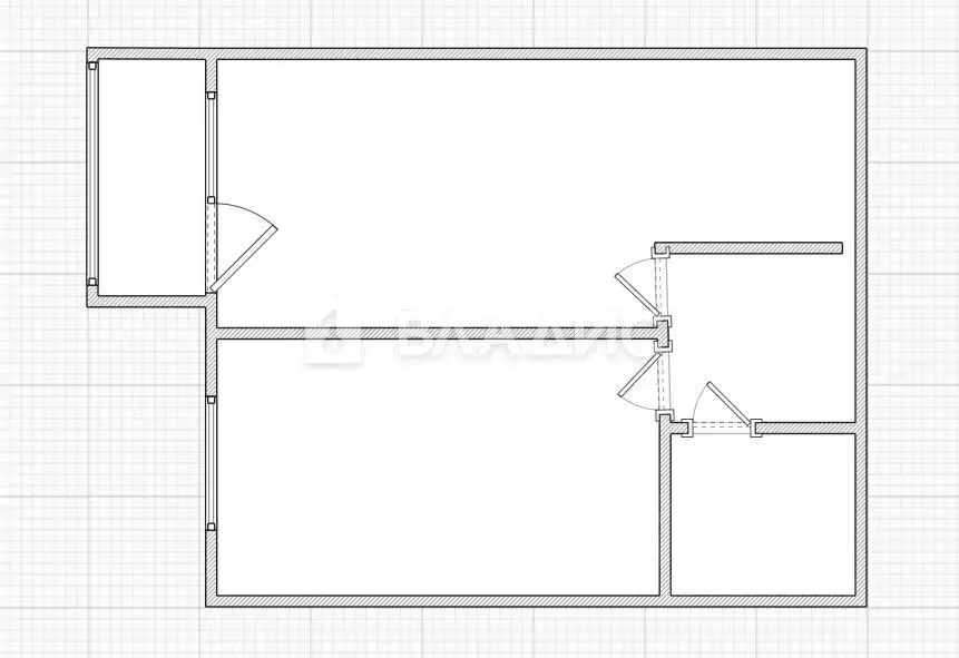 1-к кв. Пензенская область, Пенза ул. Сузюмова, 5 (32.2 м) - Фото 2