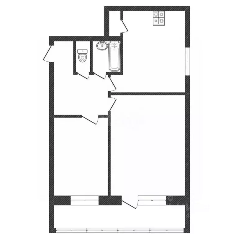 2-к кв. Смоленская область, Ярцево просп. Металлургов, 8 (48.6 м) - Фото 2