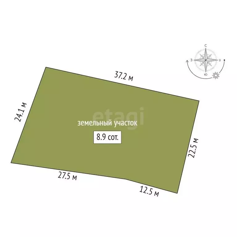 Участок в Ухта, посёлок Озёрный, 4-я Берёзовская улица (8.9 м) - Фото 0